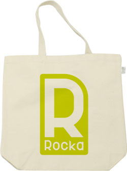 ロゴデザイン:ライム:トートバッグ:サンプル写真