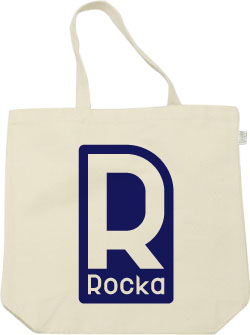 ロゴデザイン:ネイビー:トートバッグ:サンプル写真