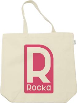 ロゴデザイン:ピンク:トートバッグ:サンプル写真