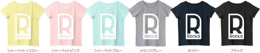 レディースTシャツカラーデザインリスト