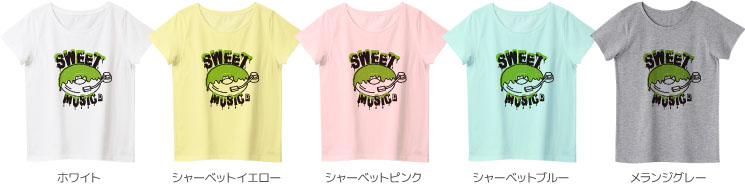 レディースTシャツカラーデザインリスト