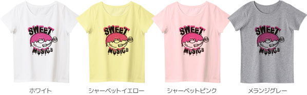 レディースTシャツカラーデザインリスト