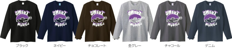 ロングTシャツカラーデザインリスト