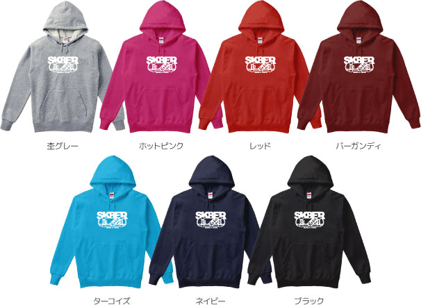 パーカーカラーデザインリスト