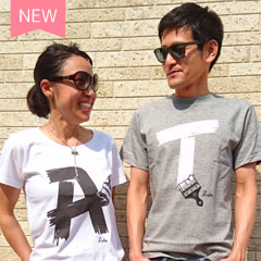 親子コーデ　イニシャルペイント　rocka新着デザイン